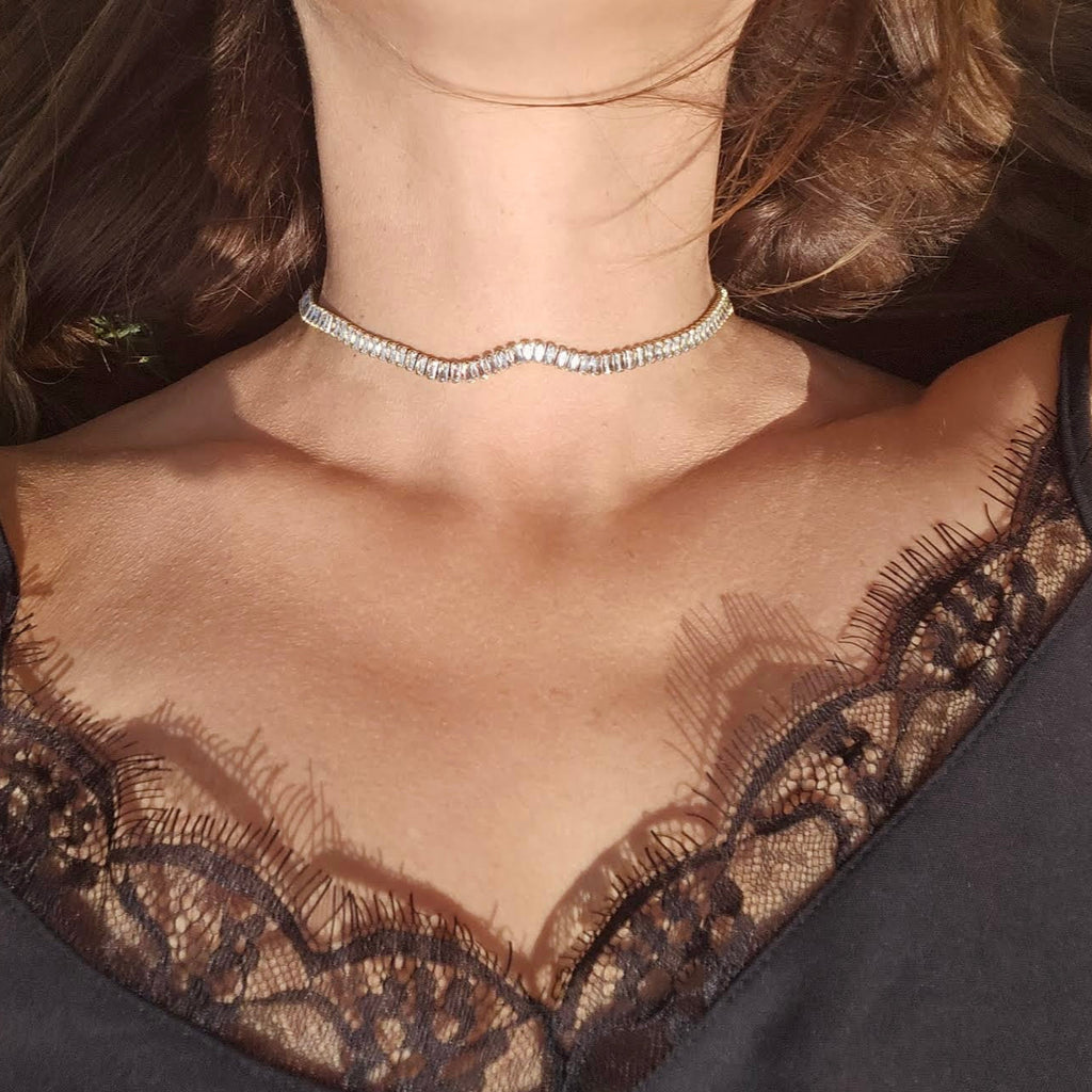 Bold & Elegant Luxe CZ Tennis Link Necklace