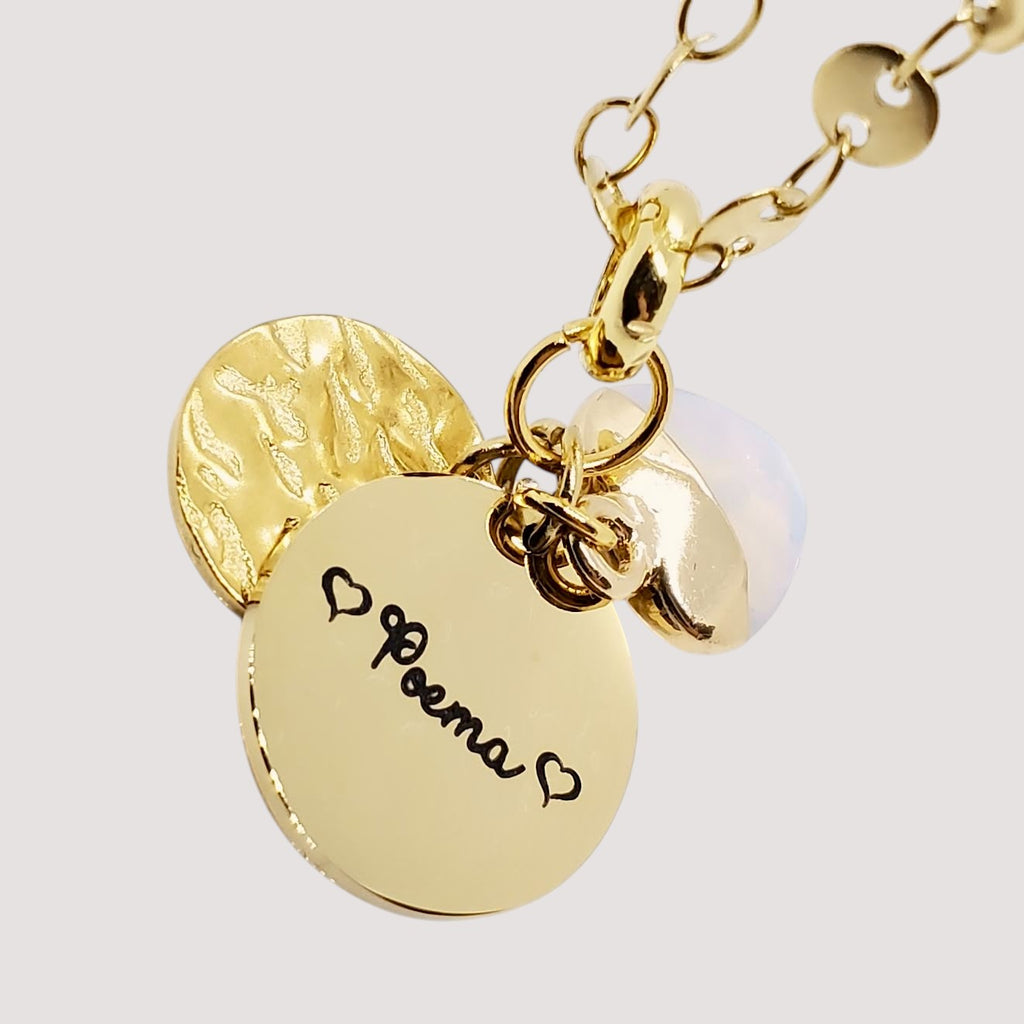 Engravable Name Disc Charm