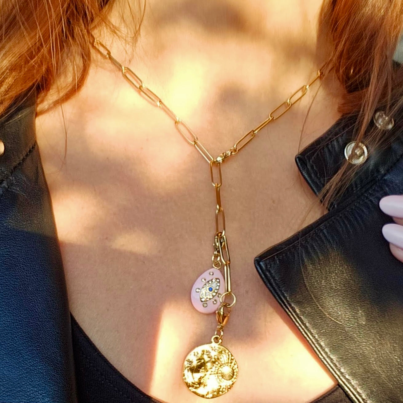 Protective Eye Celestial Necklace – Charm Edition