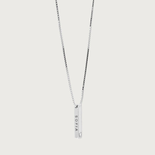 FOREVER LOVE Mini Pendant Necklace - Sterling Silver