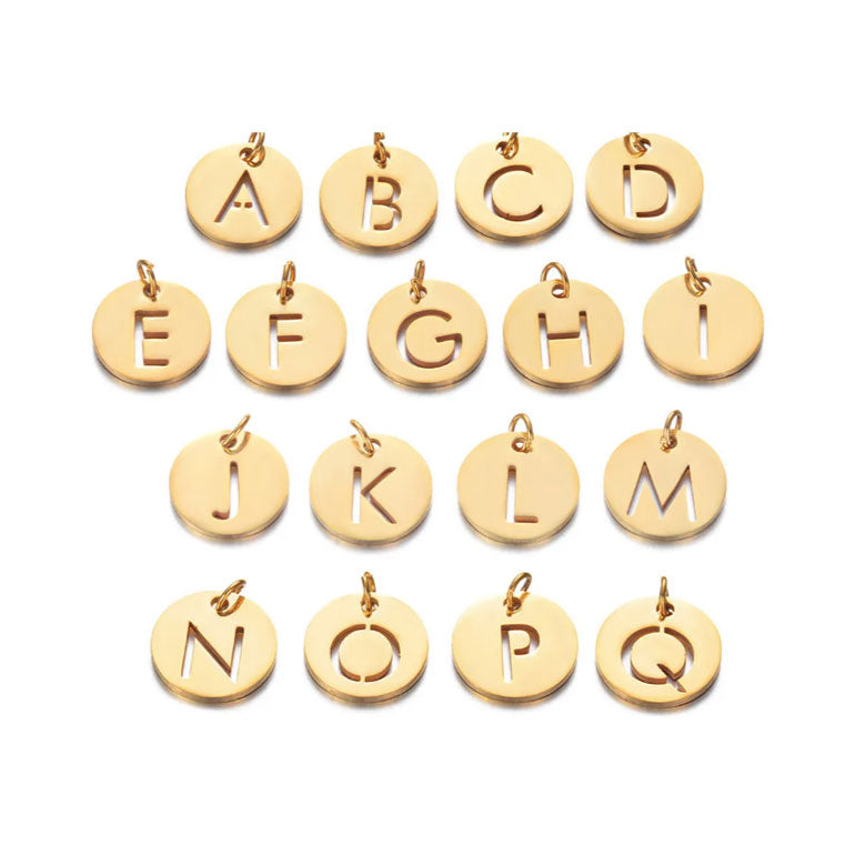 Personalized Horseshoe Pendant with Black Agate Fan Detail