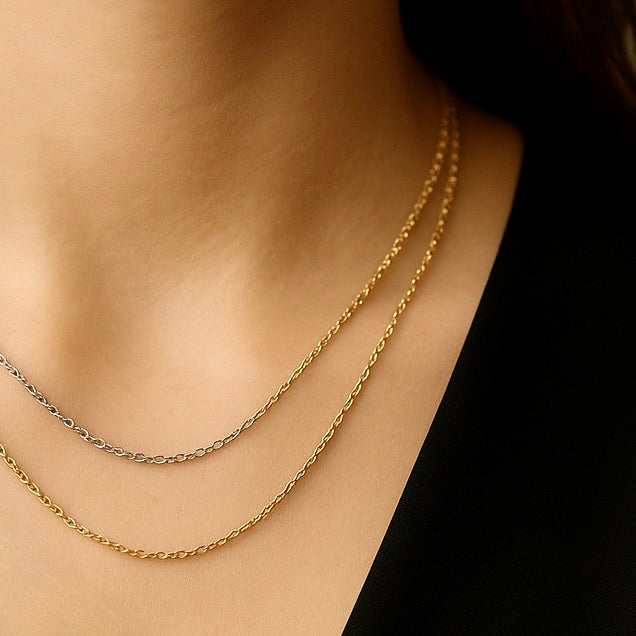 2mm Classic Delicate Chain for Charms