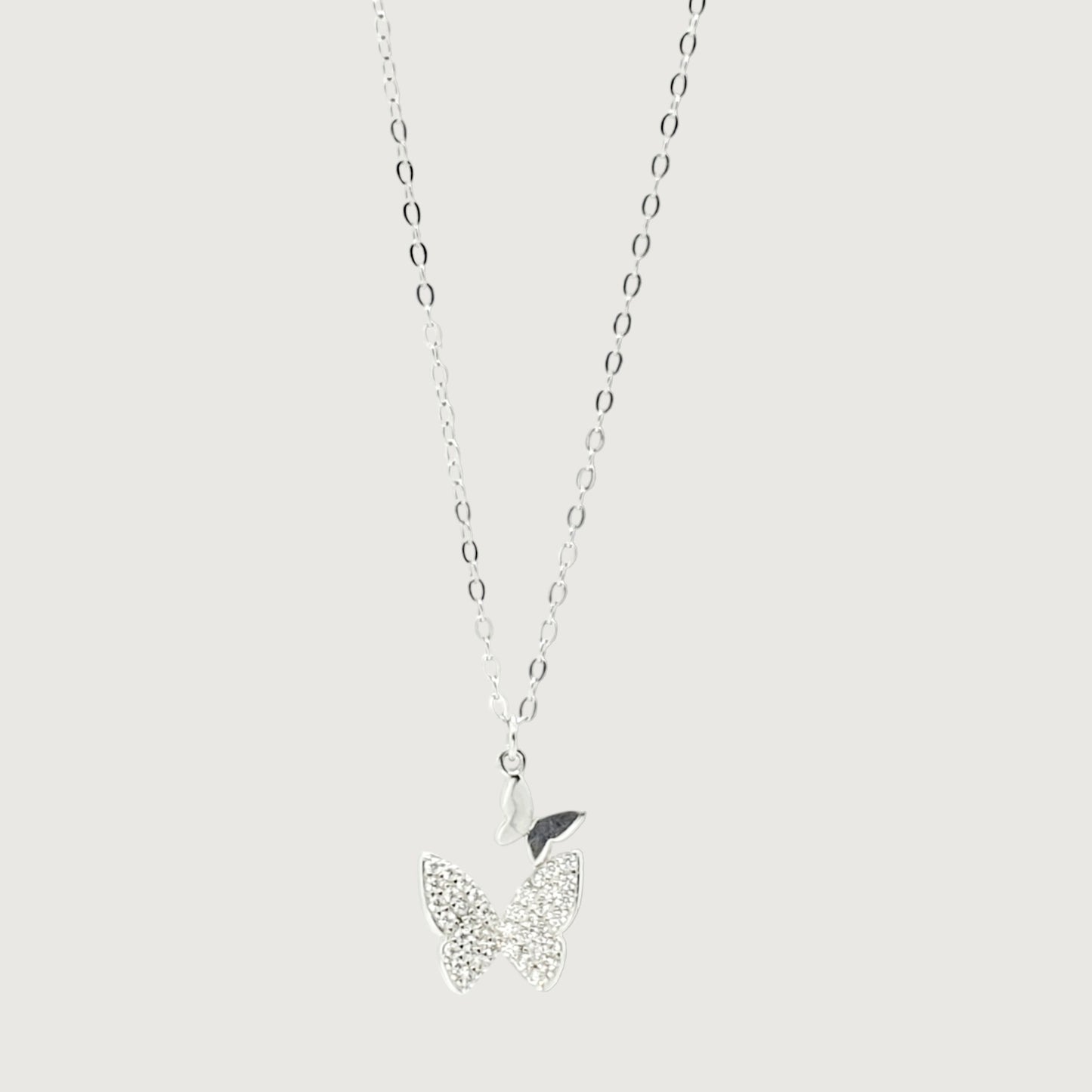 Mini-Me Butterfly Necklace - Sterling Silver