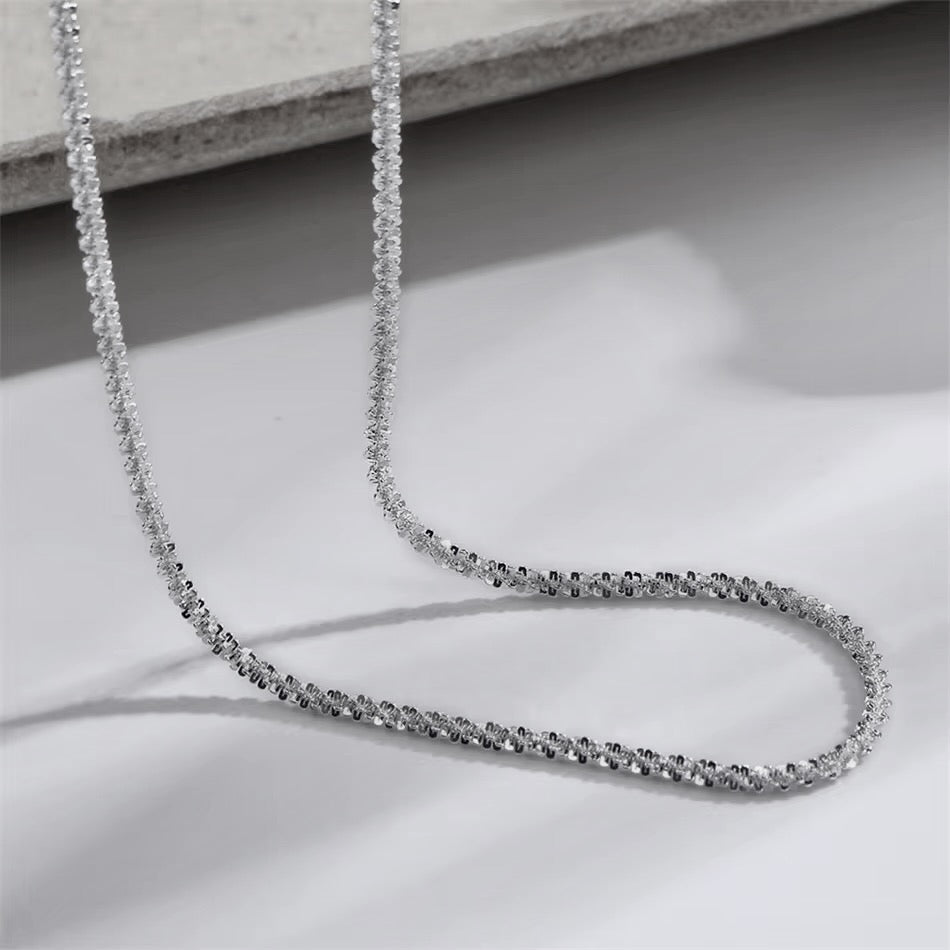 Collier chaîne scintillante 