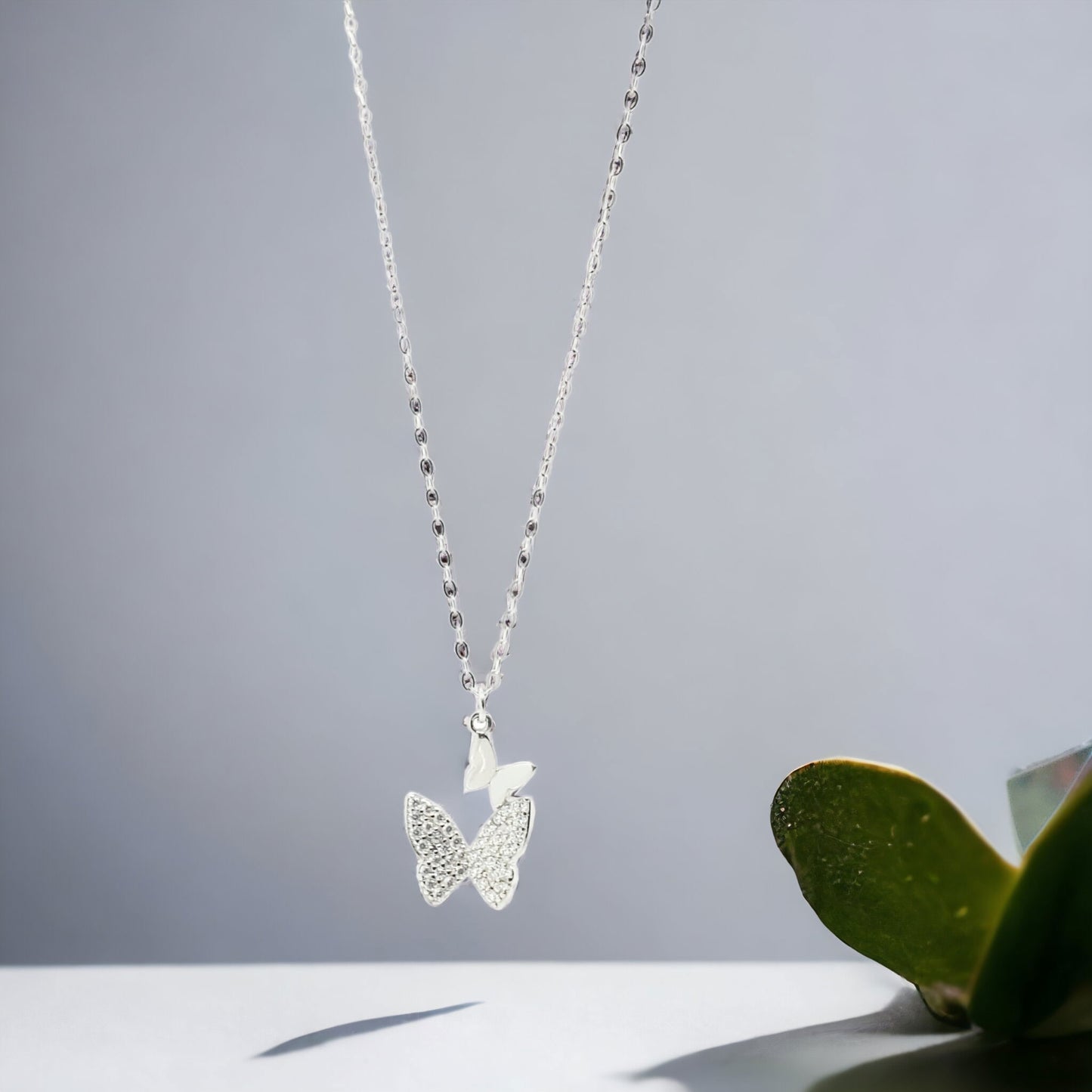 Mini-Me Butterfly Necklace - Sterling Silver