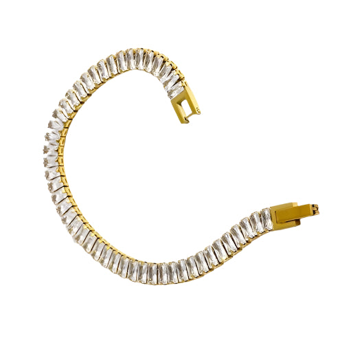 Bracelet Tennis Luxe en Zircon Cubique