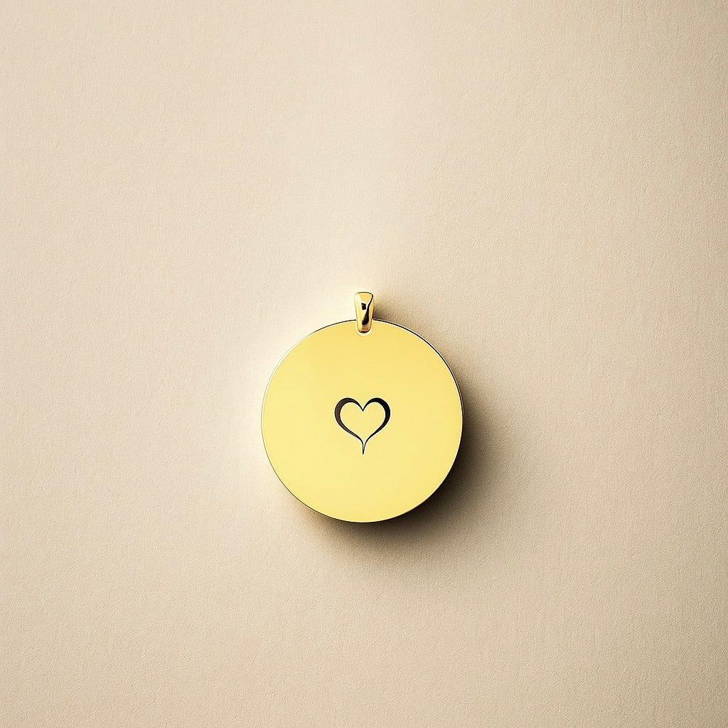 Engravable Name Disc Charm