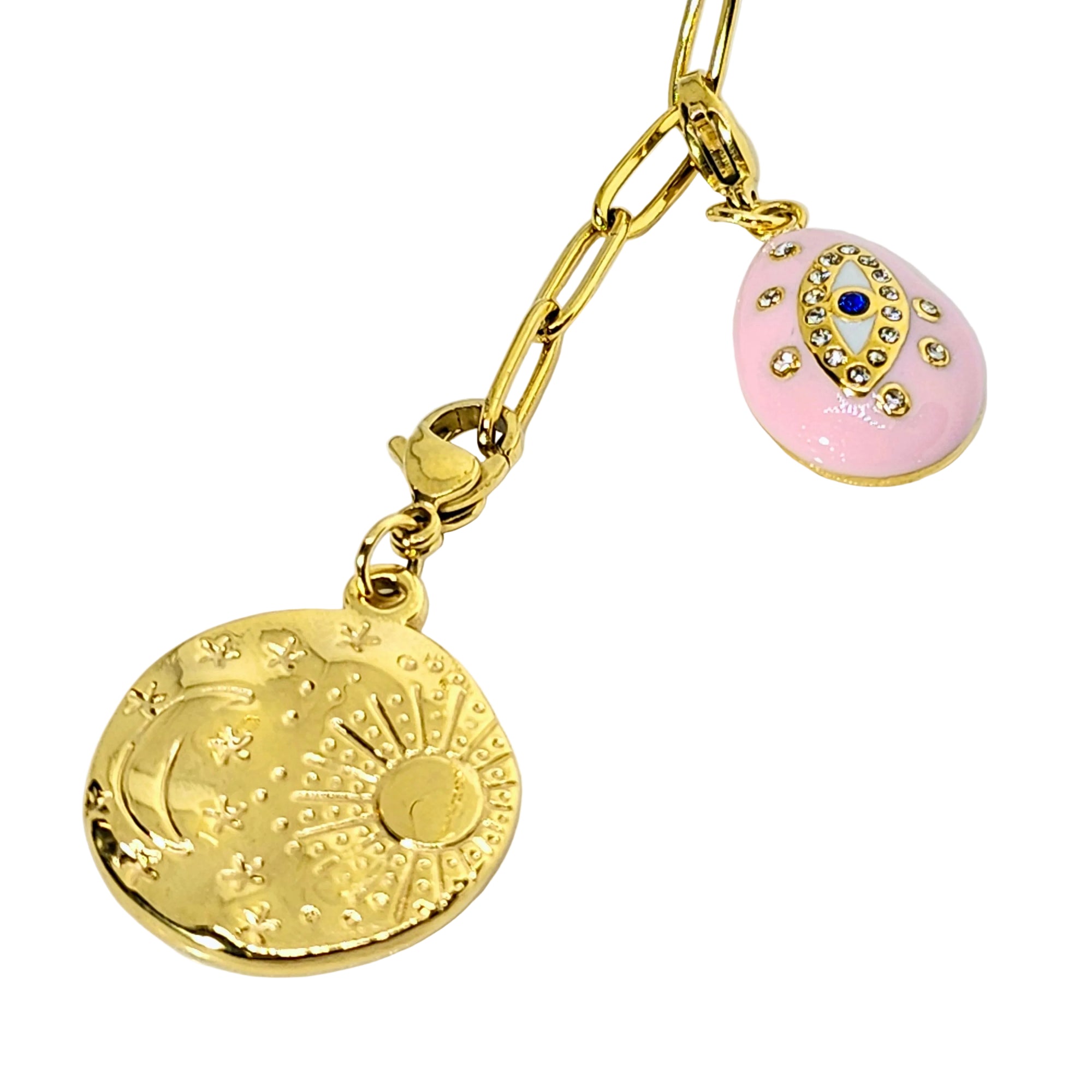 Protective Eye Celestial Necklace – Charm Edition