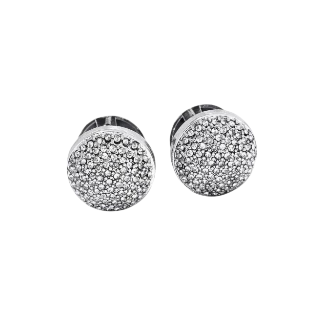 Clous d’Oreilles en Cristal Pave 