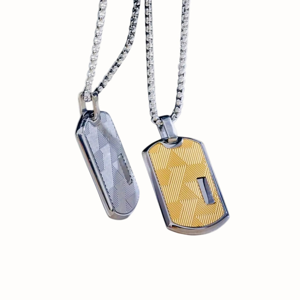 Collier chaîne corde ondulée